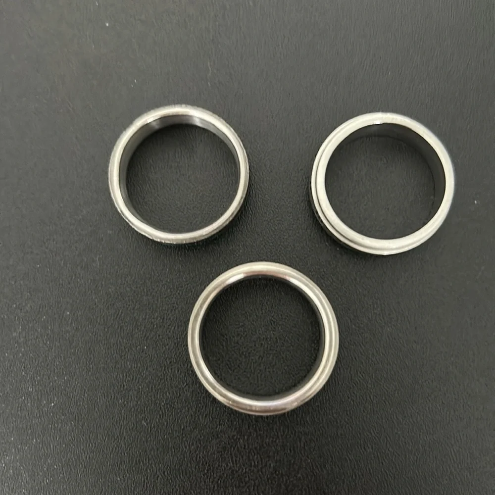 Stainless Steel Spinning Band Rings